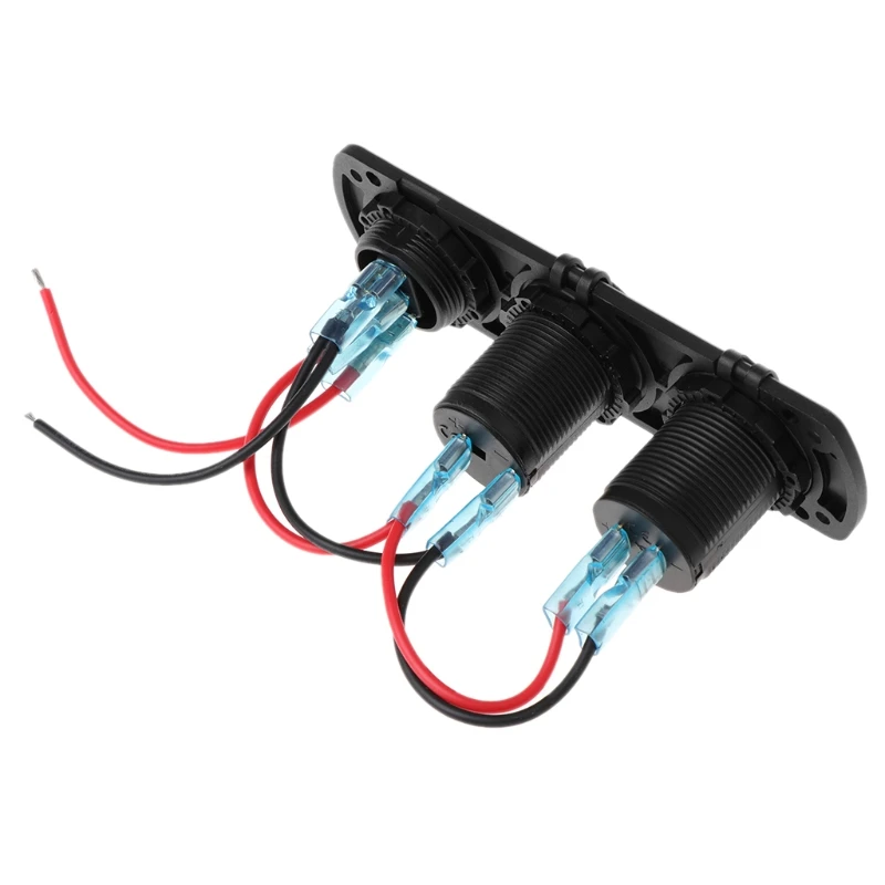 Двойное USB Автомобильное зарядное устройство 2.1A 12V розетка+ переключатель ВКЛ-ВЫКЛ панель для автомобиля лодки морской