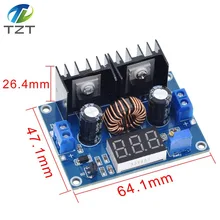 TZT MH-ET светодиодный вольтметр ШИМ регулируемый 4-36 в до 1,25-36 в понижающий модуль XL4016 8A 200 Вт DC-DC модуль