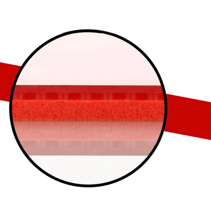 Новый красный/черный полулипкий Настольный теннисный резиновый жесткая губка для пинг-понга резиновая Быстрая атака красный Pingpong Резина
