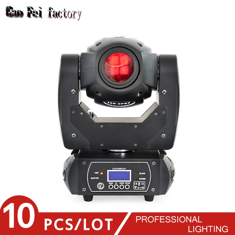 

New 60W LED Spot Moving Head Light Fast Silent 3 Facet Prism Clear Rotating GOBO LED Moving Light
