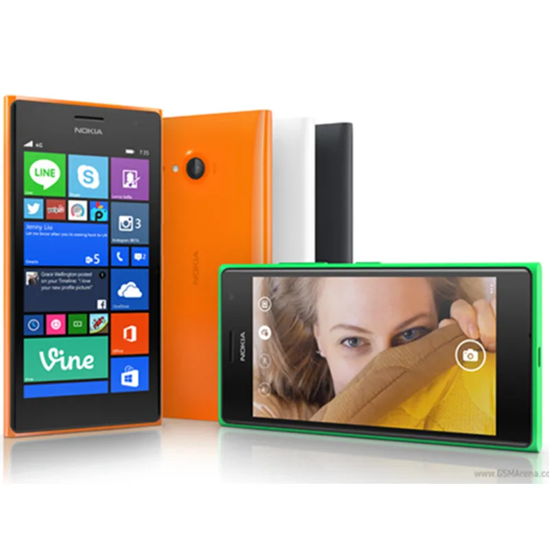 iphone 7 refurbished Nokia Lumia 730 Dual SIM Refurbished-Original Unlocked RM-1040 Dual SIM 4.7 inches Quad-core 8GB 1GB RAM 6.7 MP Free Shipping iphone xr refurbished
