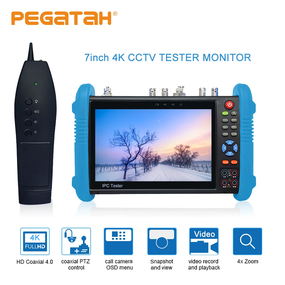 ^Cheap 7 inch H.265 8MP IP tester SDI IP TVI CVI AHD CCTV Camera tester support TDR Optical power HDMI Security camera tester CCTV ^Cheap 7 inch H.265 8MP IP tester SDI IP TVI CVI AHD CCTV Camera tester support TDR Optical power HDMI Security camera tester CCTV
