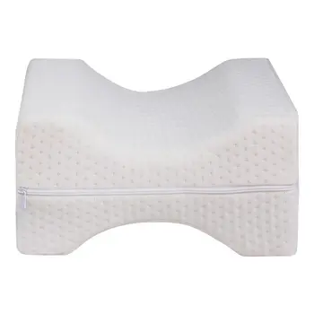 

OOTDTY Concave pillow Memory Cotton Clip Leg Pillow Wedge Leg Cushion Sciatic Nerve Pain Knee Therapy Pregnance