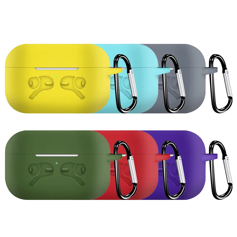 

For Apple Airpods Pro Case Air Pods Pro Cover Funda Wireless Earphone Protective Skin Cover Bag For Air Pods Pro Earpods Case