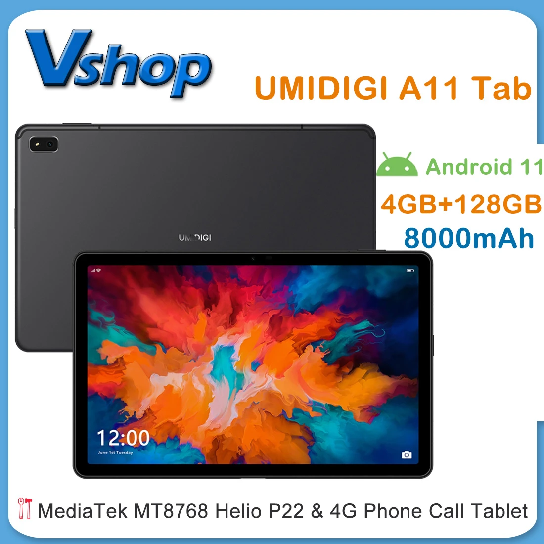 poco best gaming phone Global Version UMIDIGI A11 Tab 4G Phone Call Tablet Android 11 10.4" 4GB 128GB MT8768 Helio P22 8000mAh Mega Battery Tablet PC poco budget phones