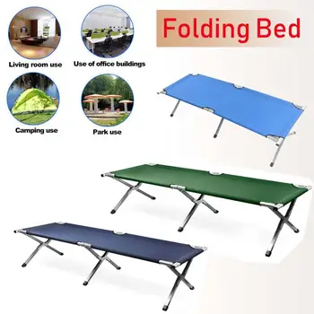 

Aluminium Steel 600D PVC Oxford Outdoor Portable Military Folding Camping Cot XL Bed with Carry Bag Hiking Fishing Chair Bed