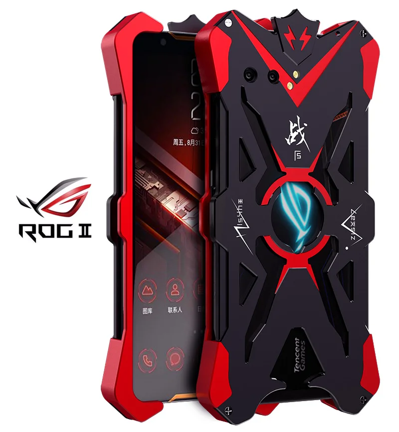 Чехол Asus ROG Phone II ZS660KL, роскошный чехол Thor Heavy Duty Armor из металлического алюминиевого сплава, чехол для телефона Asus ROG Phone II 2