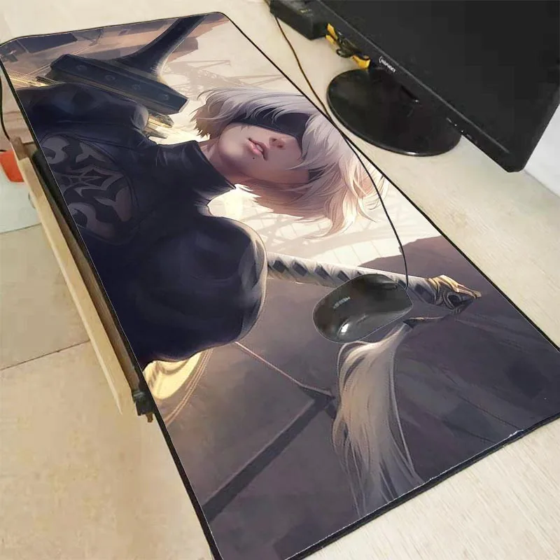 

XGZ NieR Automata 90X40/30X60CM Big Notbook Computer Mousepad Anime Sexy Girl Gaming Large Mouse Pads Gamer Keyboard Mouse Mat