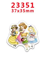 23351 30 шт мультяшный персонаж плоское украшение из смолы PR 23352 - Цвет: 23351