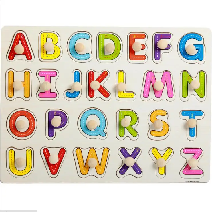 30 см Детские Ранние развивающие игрушки и обучающие цифры алфавита WYQ головоломки деревянные детские игрушки ручное образование
