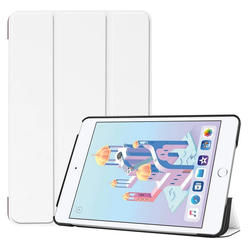 Противоударный умный чехол для iPad mini5 mini4 7,9 Tablet Tri-Fold из искусственной кожи с откидной крышкой+ подарки