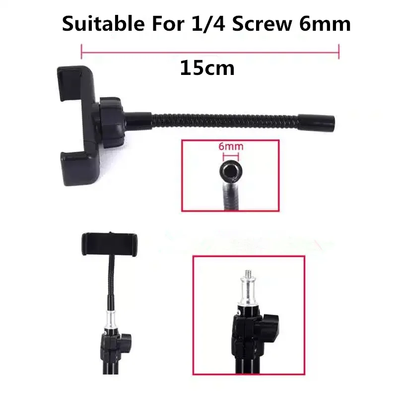 Ring Light Table Support Cell Phone Lazy Phone Holder Flexible Long Arm Smartphone Ring Lamp Live Bed Stand Hose Clip Holder iphone stand