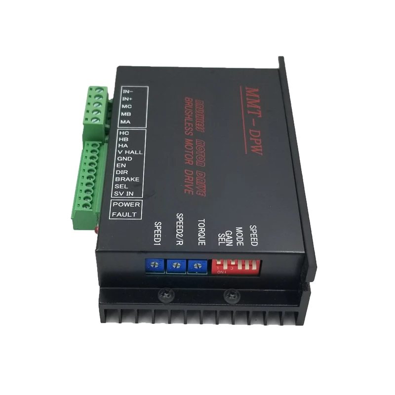 

10V 50V Brushless dc motor controller hall sensor 12V 24V 36V 48V bldc motor driver 15A 10/50DPW15BL for doner robots