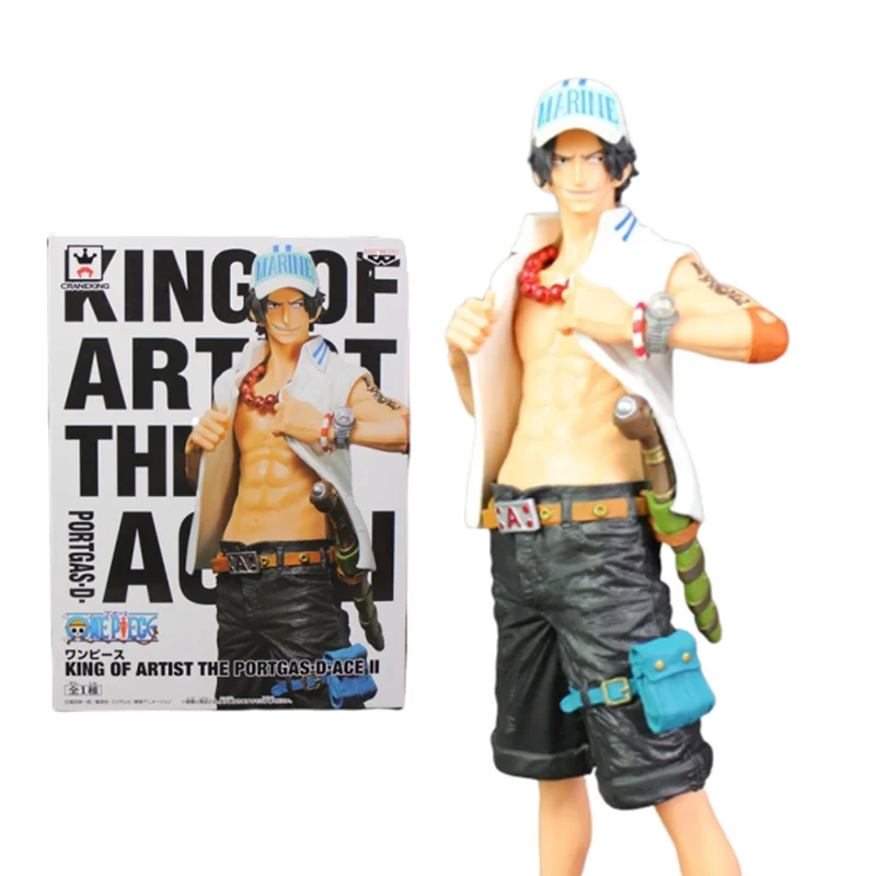 One Piece Portgas D Ace Anime Figure Toys Figma Collector Brinquedos Ace Luffy Doll Juguetes One Piece Nami Action Figurine Doll