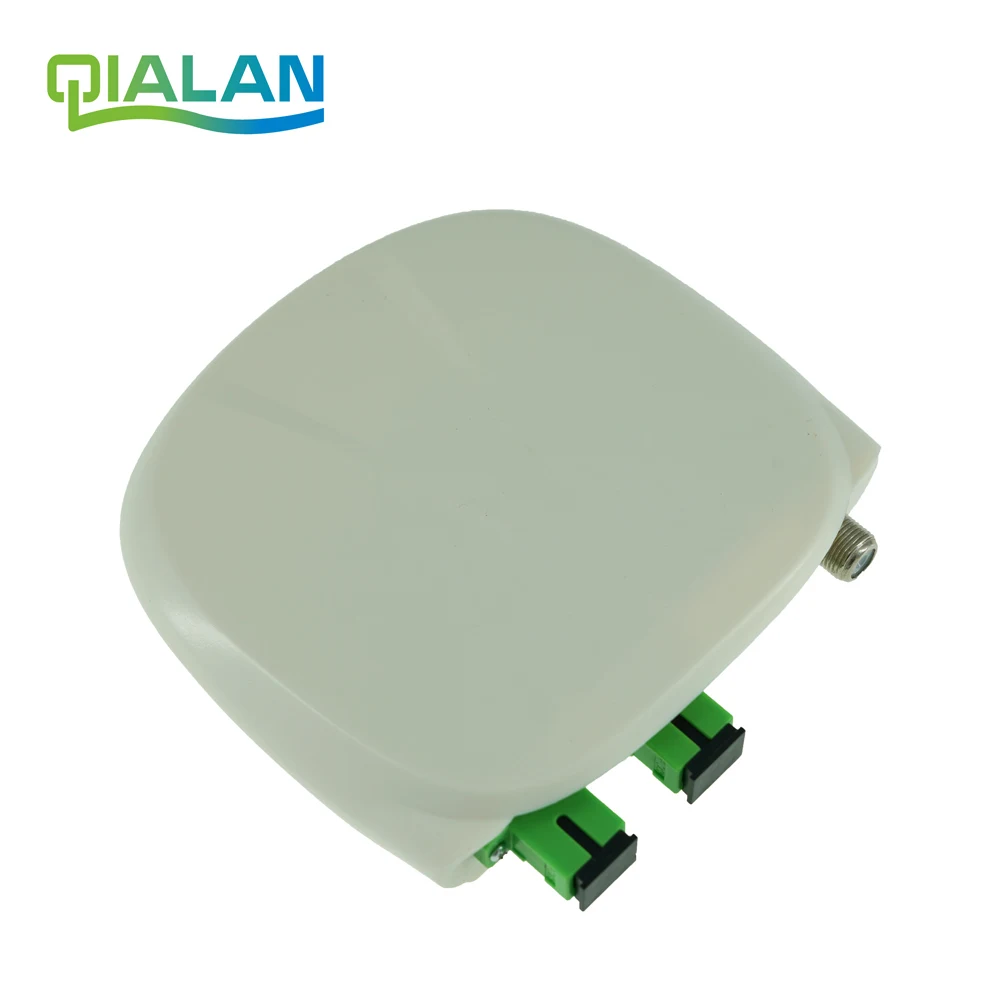 Оптоволоконный FTTH оптический приемник SC/APC с WDM и AGC мини узлом для внутреннего
