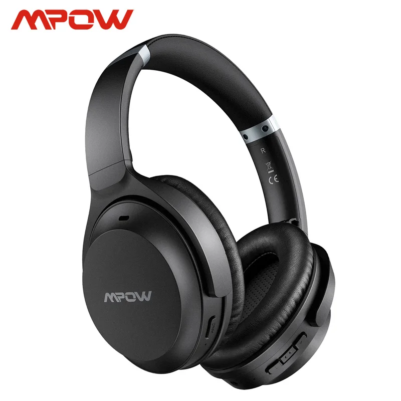 Mpow H12 IPO активные шумоподавляющие наушники 40 часов воспроизведения CVC 8 0 Mic Bluetooth 5