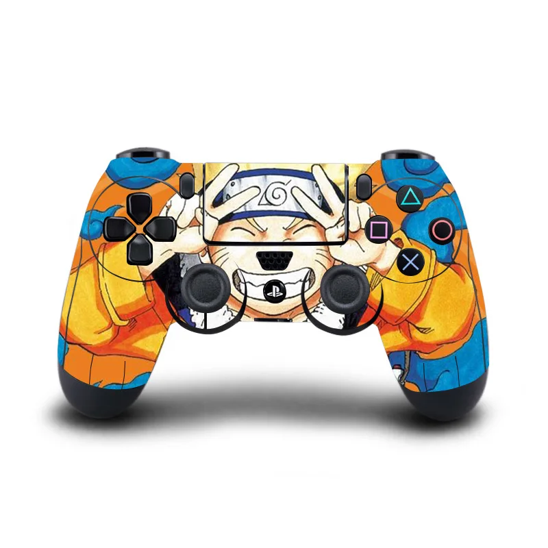 Аниме стикеры Naruto PS4 контроллер виниловое покрытие Наклейка Обложка для sony playstation