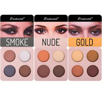 

1pcs 4 Color Matte Eyeshadow Palette Waterproof Non-Smudged Eyeshadow Palette Purple Gold Blue Blue Color Makeup Palette TSML2