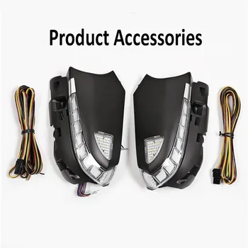 

For Toyota Camry XV70 2018-2019 CHR C-HR AX10 Prius XW50 PHV LED DRL Dynamic Turn Signal Ground Light Side Rear Mirror Indicator