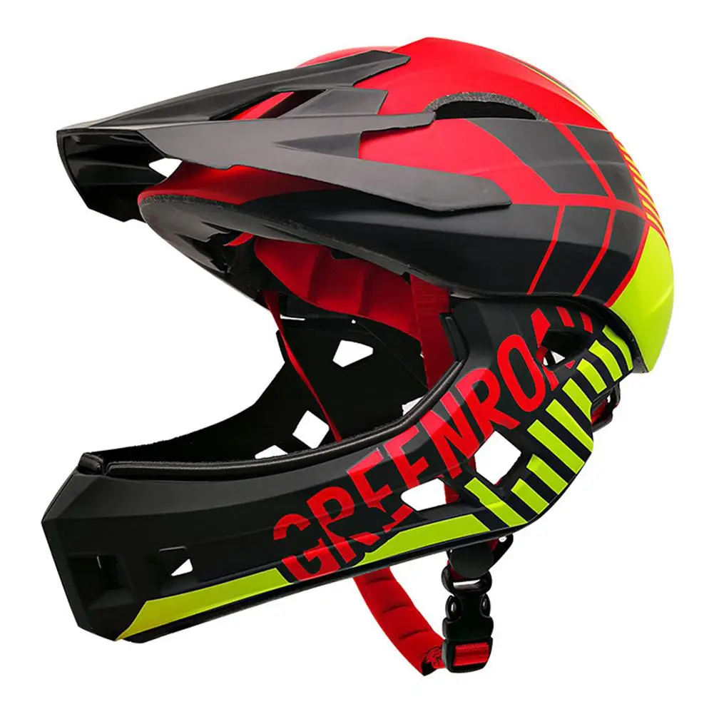 

Kuulee Children Balance Bike Motocross Motorcycle Helmet with Protective Lining Removable Chin