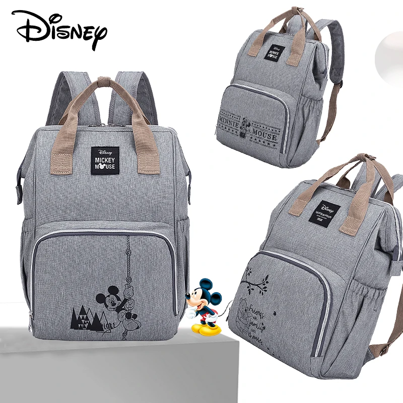 Sacs à couches Disney Minnie Mickey pour maman | Sac à dos multifonctionnel, sac à couches pour bébé de maternité en couches, sac poussette pour bébé