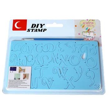 

Acrylic Letter Alphabet Mold Baking Cake Decorating Tools Press Cookie Cutter Diy Cake Stamp Fondant Mold Biscuit Cookie Stamp