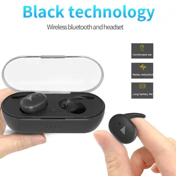 

2020 Bluetooth Earphones Y90 TWS Bluetooth Wireless HiFi Sound In-ear Earphones Sport Earbuds for Phones