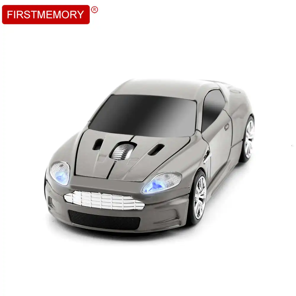 Беспроводная мышь в форме автомобиля, компьютерная мышь, Портативная оптическая USB 3D мышь, мини маленькая мышь для детей, мальчиков, для Xiaomi, ноутбука, ПК