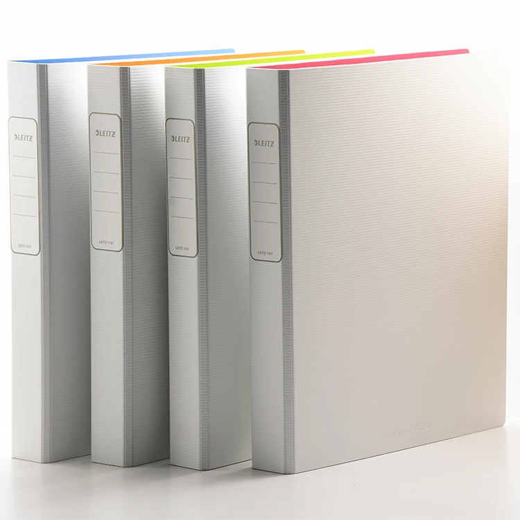 

4 Hole 25mm Thick File Book Suitable for VI Image Manual Desktop Storage Book Binder File Organizer Folders Document Bag Holder