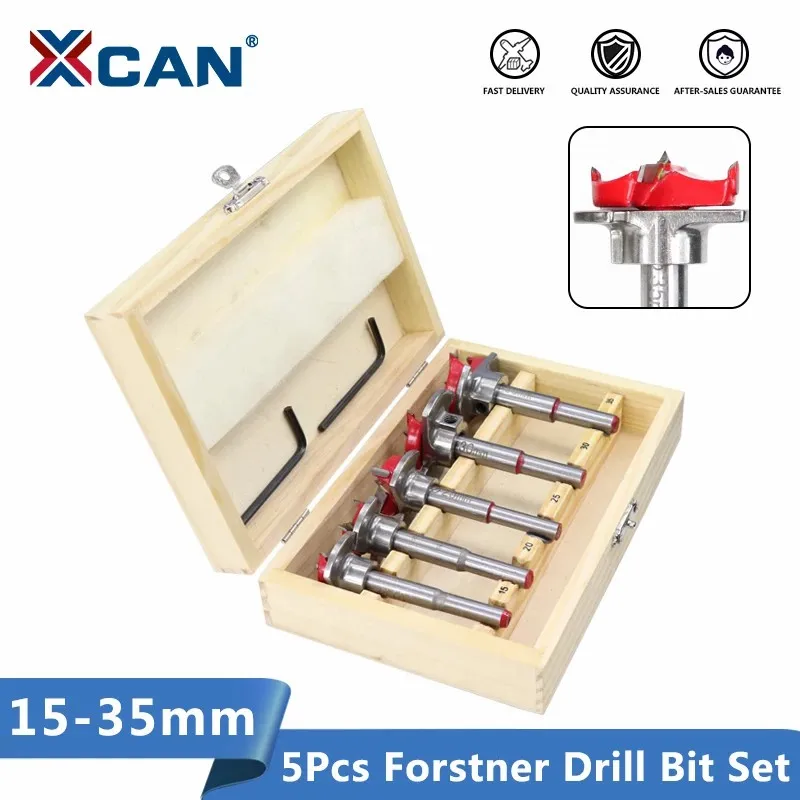XCAN 1 In a popularity Set Adjustable Wood Hole Cutter Carpente 30 35mm 20 25 15 High order
