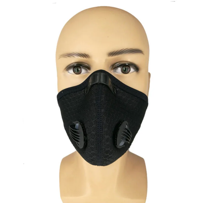 Анти-пыль тренировочные маски велосипедные маски с углеродным фильтром полумаска для лица горный велосипед спортивные велосипедные маски лицевые крышки