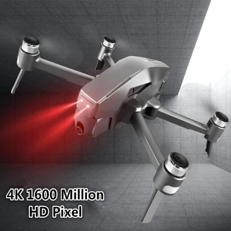 Дрон M1 с Wi Fi Fpv Gps Радиоуправляемый 4k камерой Hd широкоугольный расстояние 2 км