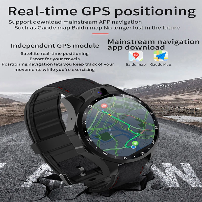Оригинальные видео 4G gps мужские умные часы с монитором сердечного ритма ЭКГ кровяное давление IP68 фитнес-трекер Wrisatband умные часы