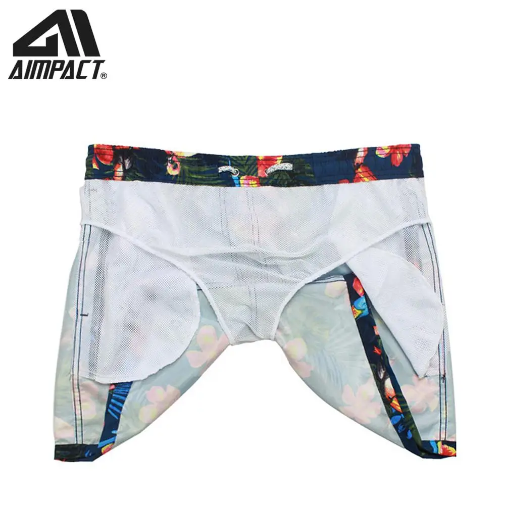 Aimpact Tropical Summer Quick Dry Summer Mens Siwmwear Mens Beach Board Shorts Briefs For Men Swim Trunks Swim Shorts Beach Wear