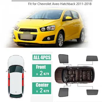 

For Chevy Aveo 2011-2018 4Pcs Windows Sunshade UV Ray Protector Mesh Block Privacy Visor