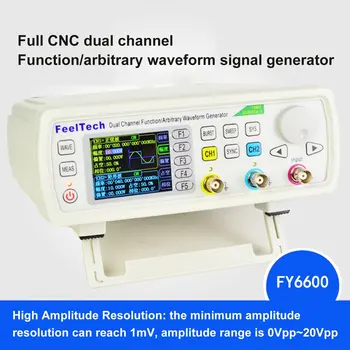 

FellTech FY6600-60M 60MHZ Digital Control Dual-channel DDS Function Signal Generator Frequency Meter Arbitrary US/EU/UK/AU