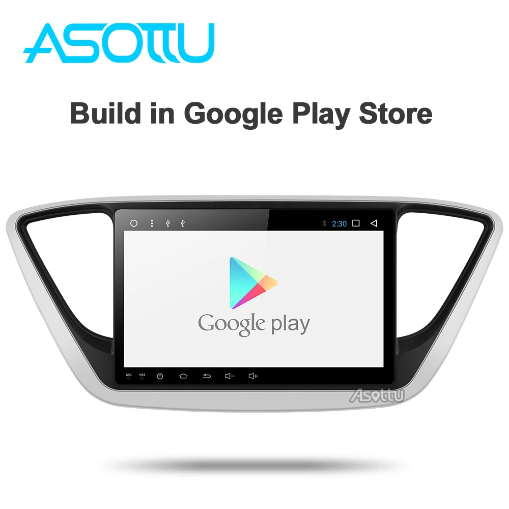 Asottu HY603 android 9 0 PX6 автомобильный DVD gps для Hyundai solaris 2 verna 2017 2018 2019 головное устройство