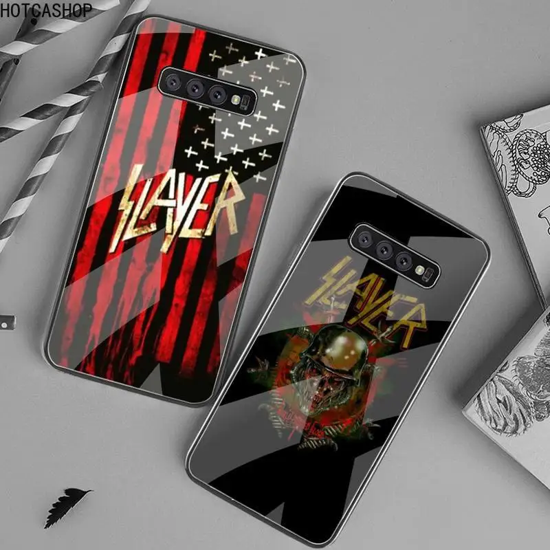 Чехол для телефона из закаленного стекла Samsung S20 Plus S7 S8 S9 S10 Note 8 9 10 | Мобильные