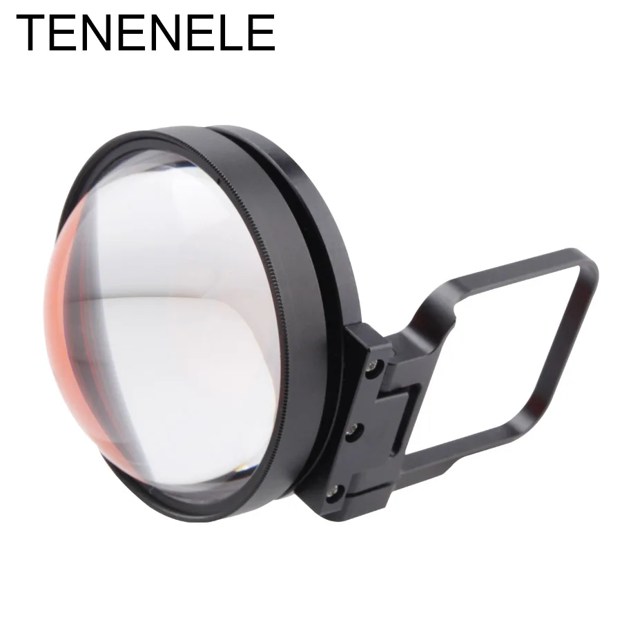 Macro + Mergulho Vermelho + Adaptador Anel em Habitação à Prova Água para Gopro Tenenele Ação Câmera Filtros Conjunto 24x Lente Filtro Dwaterproof Hero 5 - 6 7 2020 - Image 3