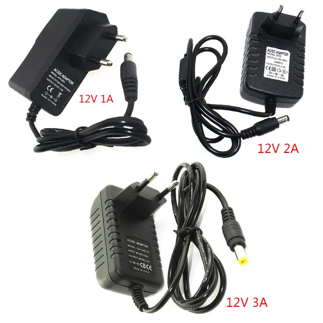 AC/DC 5V 6V 8V 9V 10V 12V 13V адаптер питания AC DC 220V to 12V универсальный блок питания 1A 2A 3A светодиодный светильник