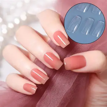 

350Pcs Transparent Nail Sticker Fake Nails Full Cover Nail False Nail Fake Nail Sticker Nail Patch