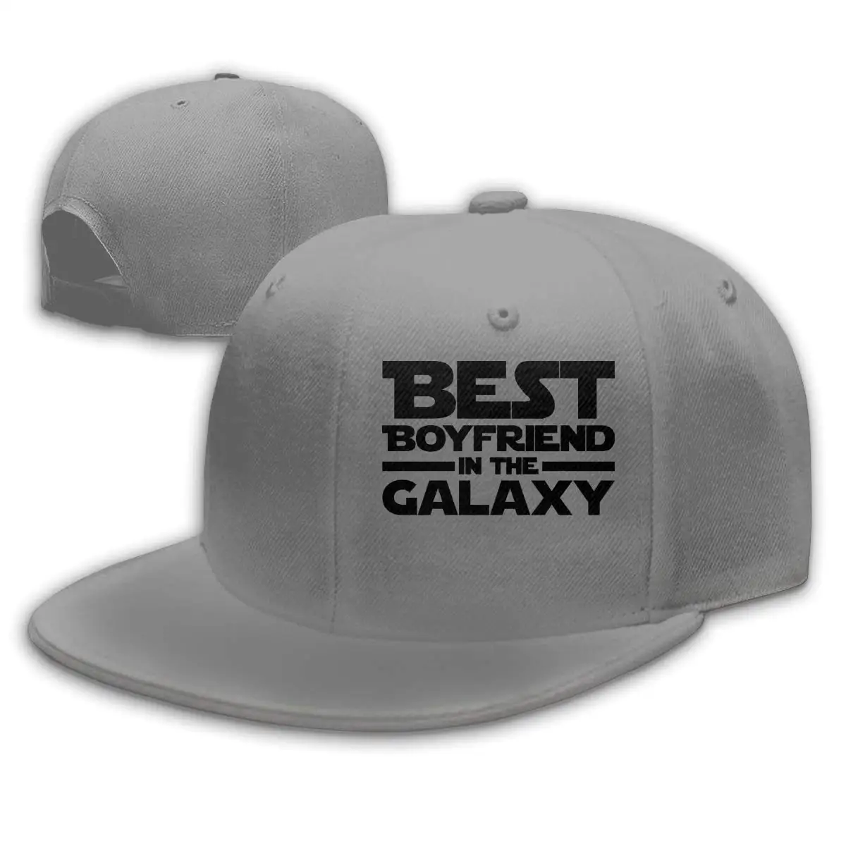 Лучшие бойфренды в Галактике унисекс Snapback Плоский Билл бейсболка Регулируемая серая