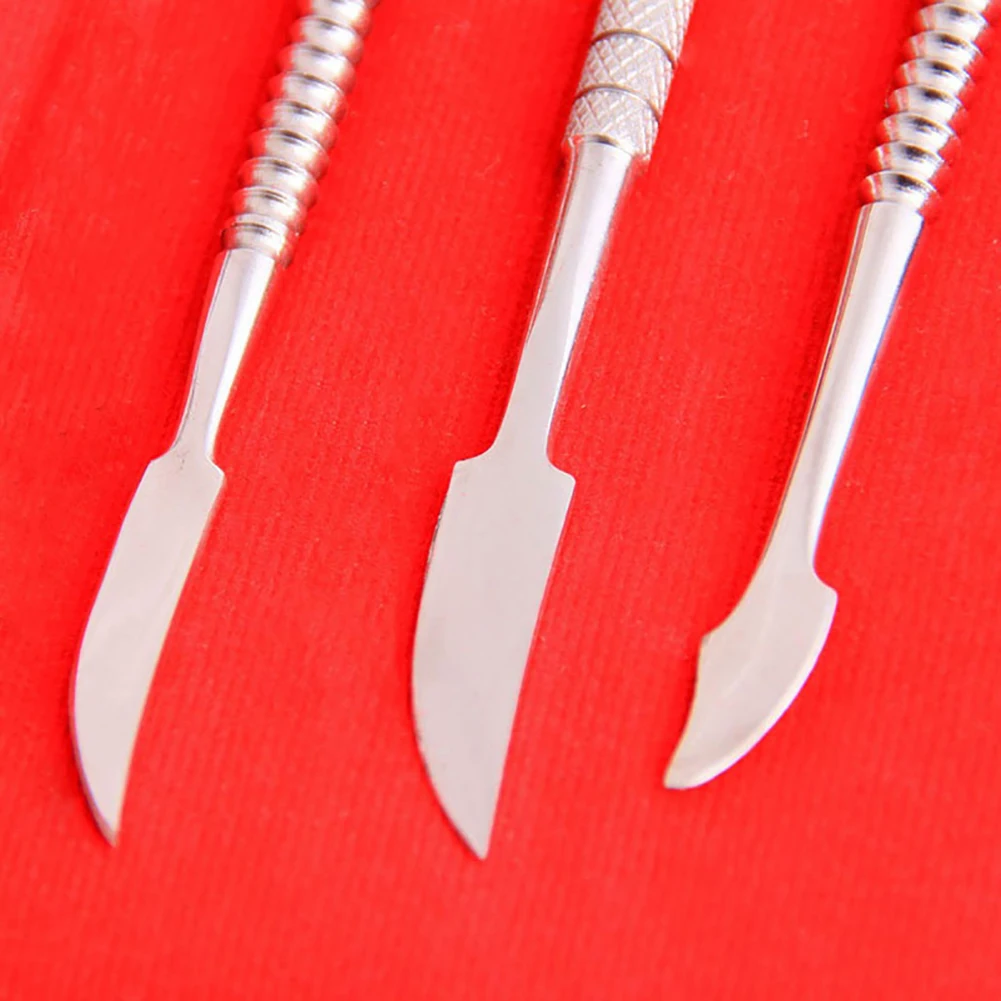 HOT SALE 10 Pcs/Set Dental Spatula Plaster Knife Waxing Carving Lab Tools Dental Supplies Newest
