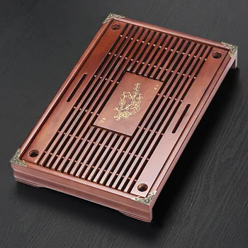 

Drawer drainage household tea tray large kung fu tea set accessories small water storage tea tray tea sea