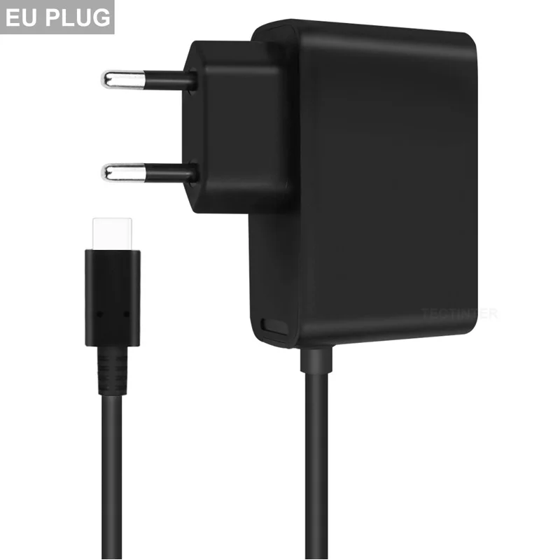 Сетевое зарядное устройство с разъемом ЕС и США для игровой консоли Nintendo Switch NS USB