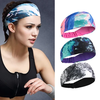 

yoga hair bands Sports Headband Lycra Breath and Sweat Absorption Antisweat Belt Basketball Fitness Running Headband