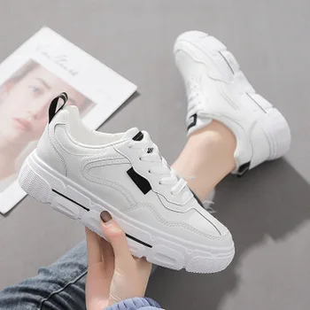 

2019 spring new white shoes women autumn and winter wild explosion student shoes
