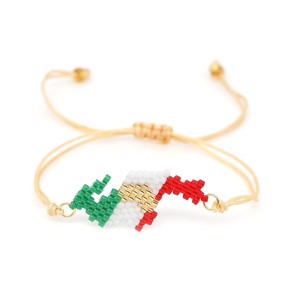 

Go2boho Mexican Bracelet MIYUKI Bracelets Women Mexico Pattern National Flag Pulseras Mujer Moda 2019 Jewelry Armband Accessorie