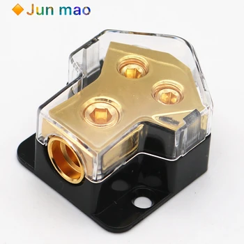 

1PCS Digital Power Amplifier Distribution Block Splitter (1 2GA To Dual 4GA Port)