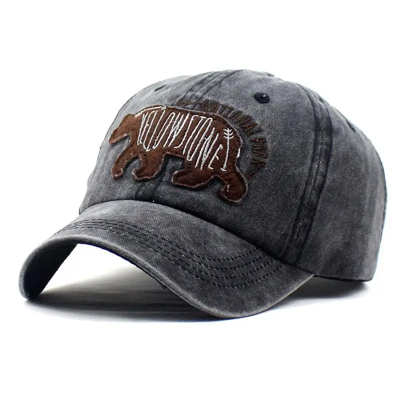 

2021 four seasons Cotton Animal embroidery Casquette Baseball Cap Adjustable Snapback Hats for men and women 123